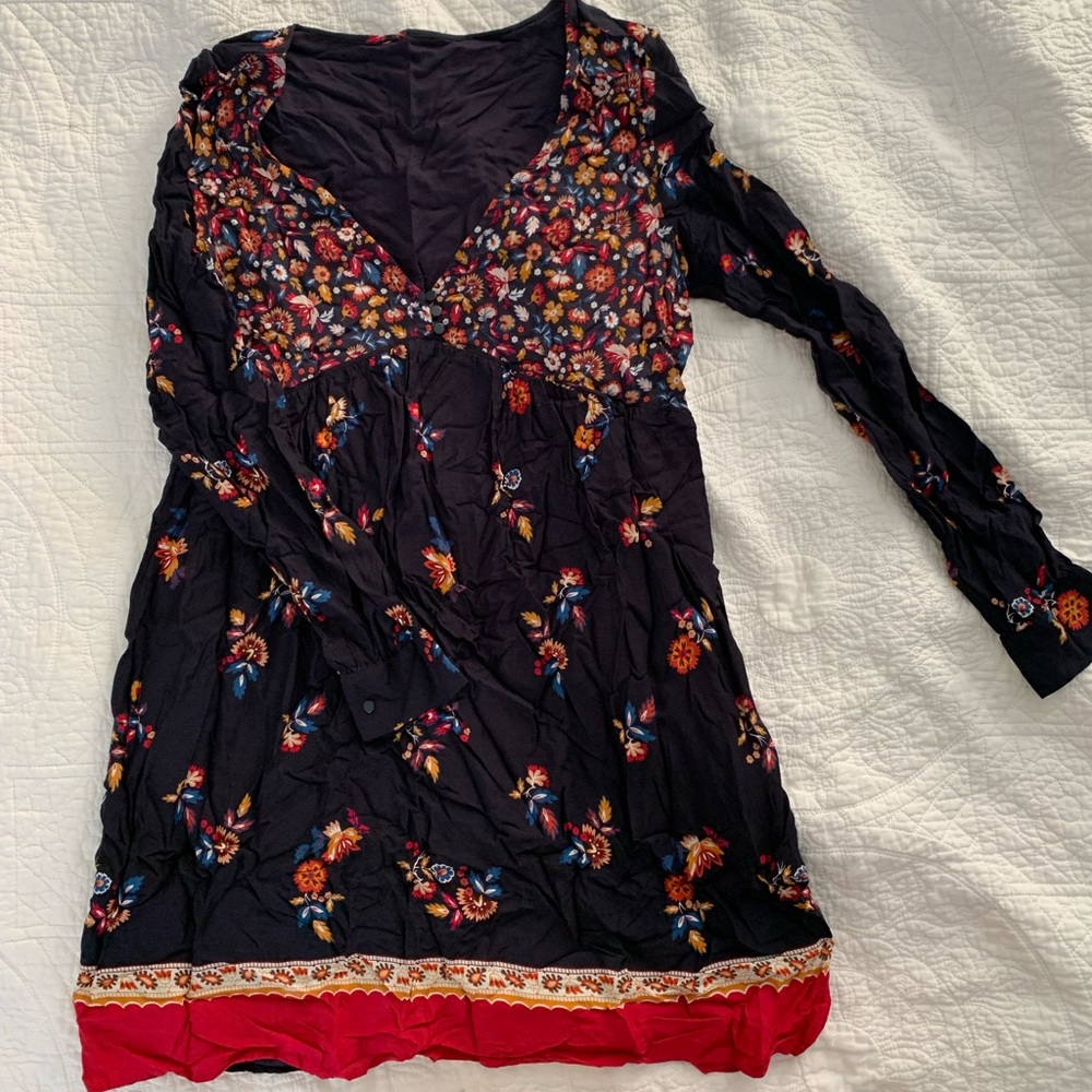 Sezane floral shift dress